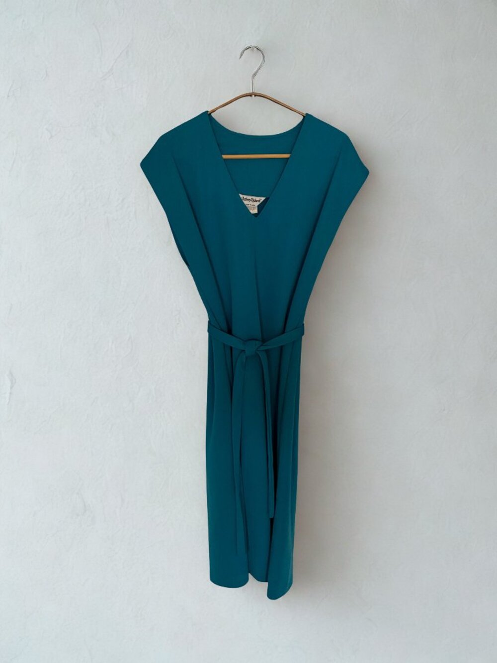 Vintage Anthony Richards Turquoise Shift Dress Size 14